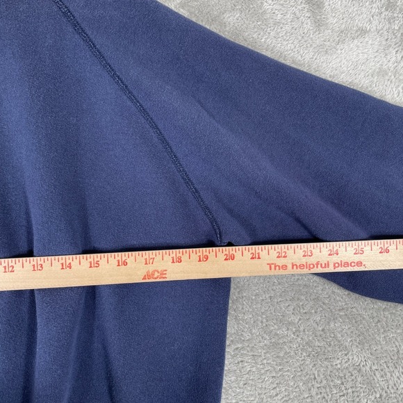 Vintage Oxford University Sweatshirt Women's XL Crewneck Pullover Navy Blue 90s - Picture 5 of 7